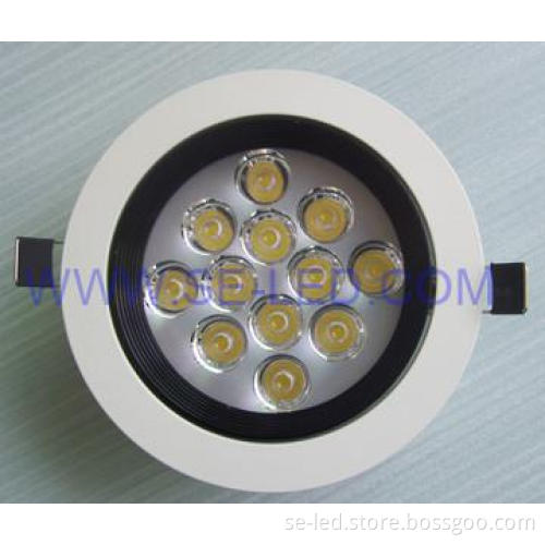 12W CREE White Round LED Ceiling Lamp
